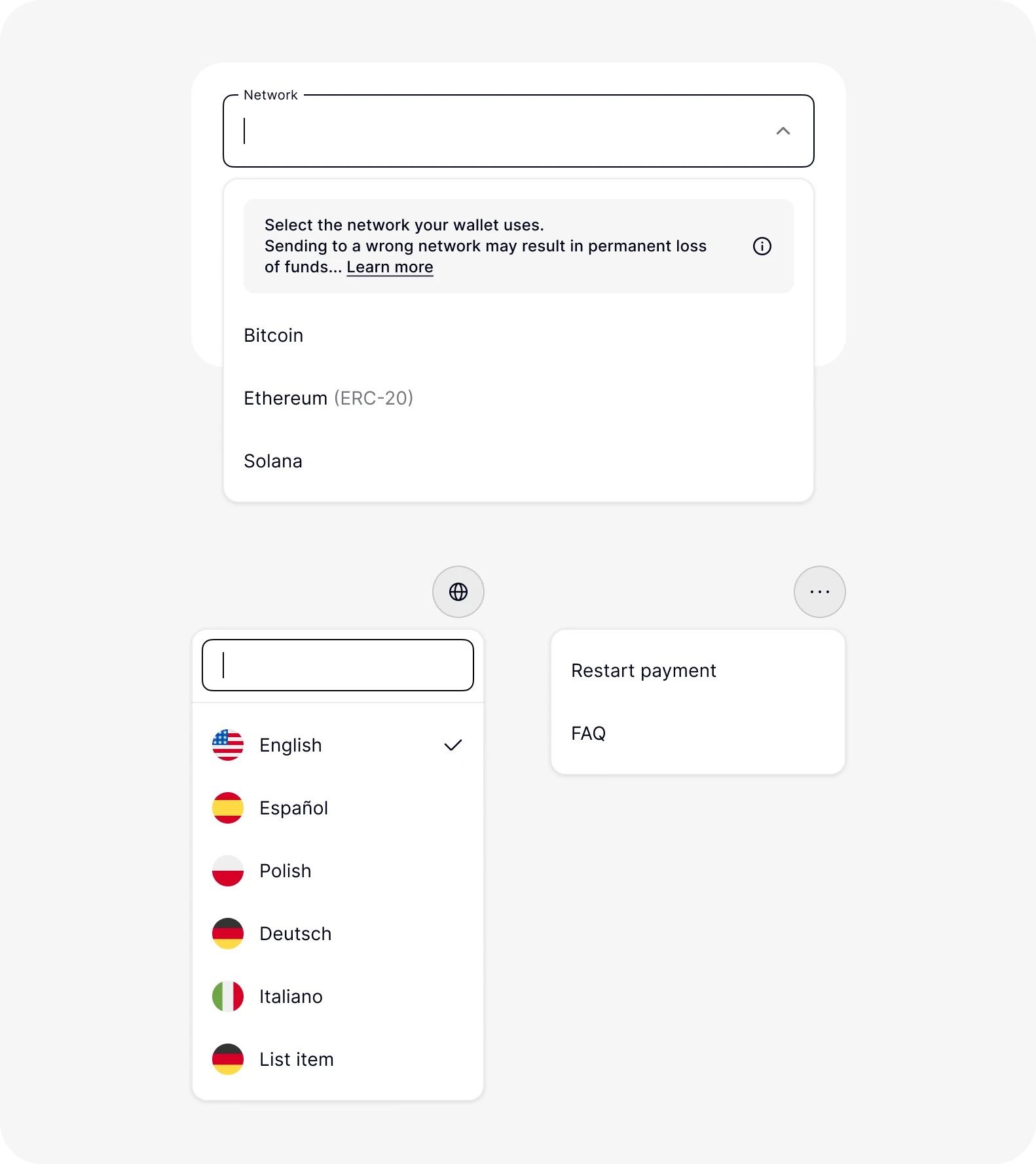 Payment confirmation flow